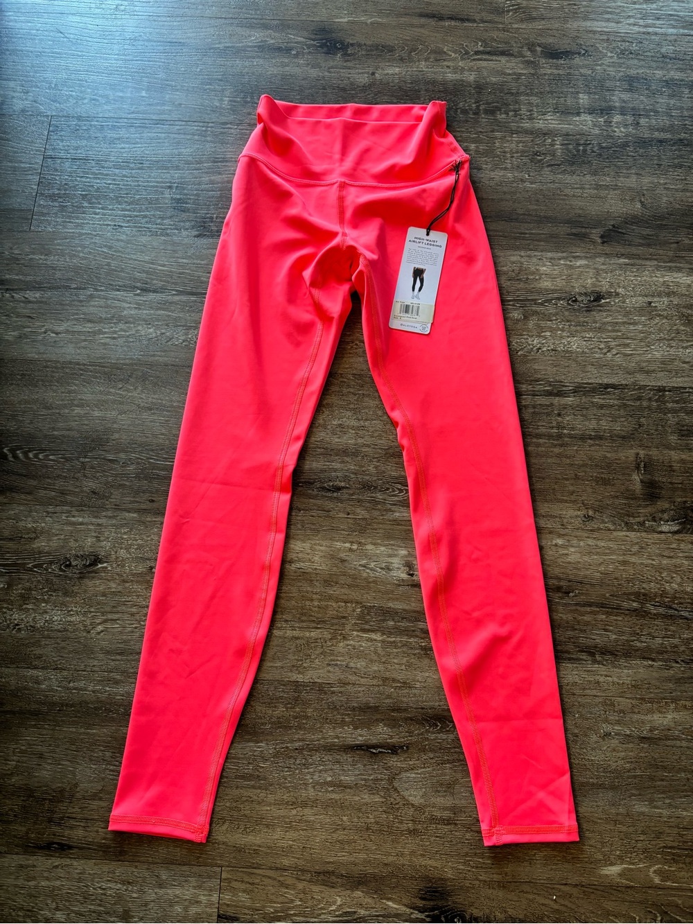 ALO women’s fluorescent pink coralCoral High-waist airlift Leggings